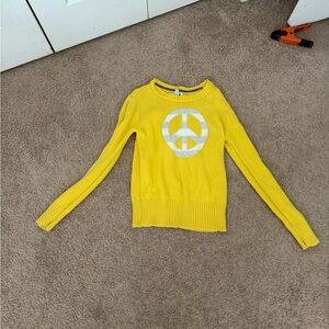 Old Navy Yellow Knit Sweater